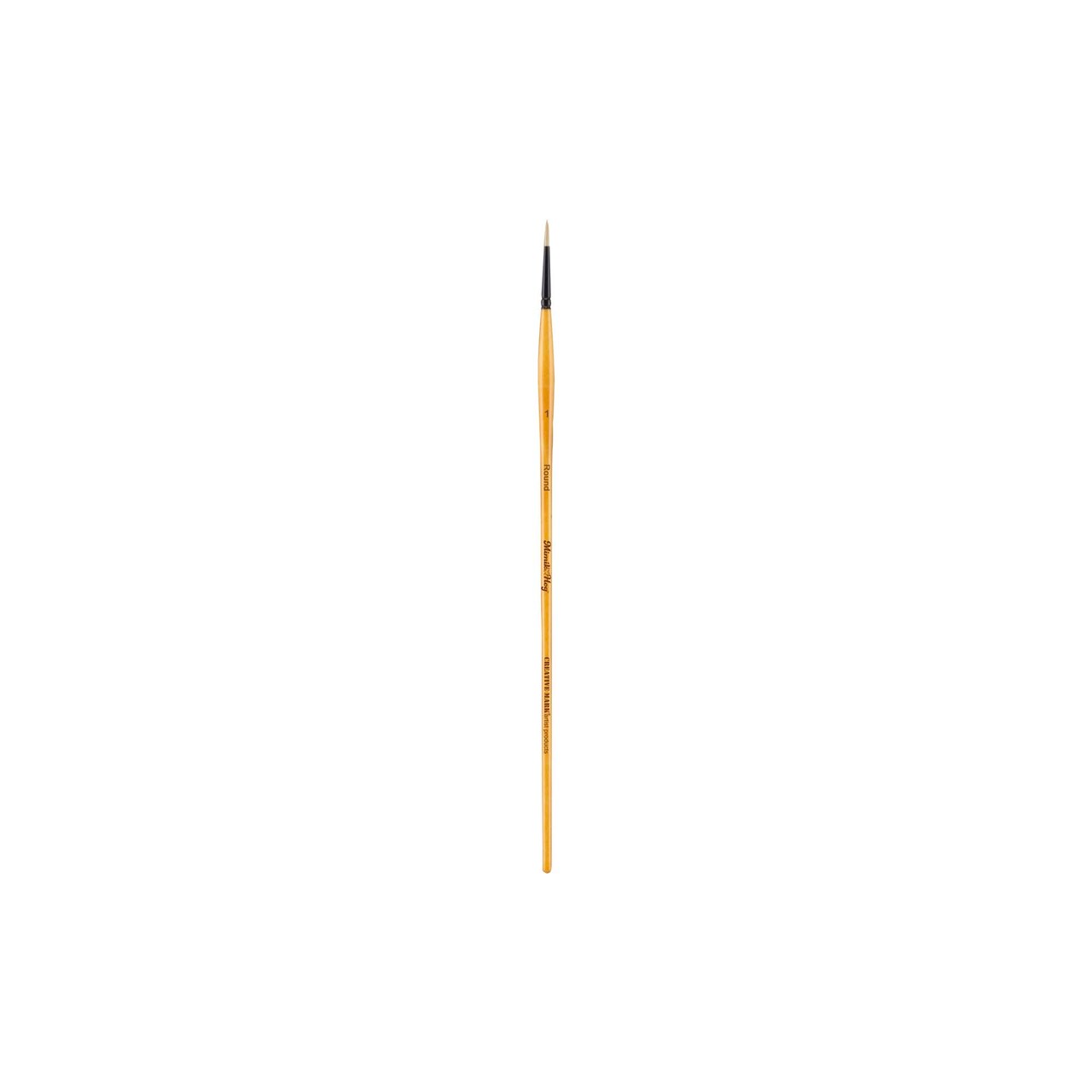 Mimik Hog Professional Synthetic Hog Bristle Paint Brush - Versatile Alternative to Natural Hog Hair Paint Brushes for Oil Painting, Acrylics, Inks, Dyes, Gouache, Watercolors, and More